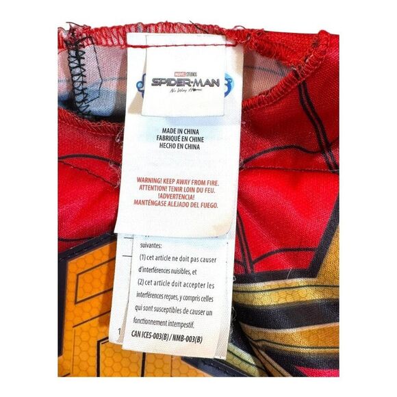 Marvel Spider-Man Costume Jazwares LLC Boys Size 4-6 Polyester Red Black No Mask - Picture 2 of 5